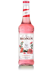 Monin Rose Sirup - tilføj en delikat og blomsteragtig smag til dine drinks med denne fortryllende og aromatiske rose sirup fra Monin