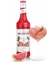 Erlebe den delikaten und süßen Geschmack von rosa Grapefruit in deinen Cocktails mit Monin Sirup