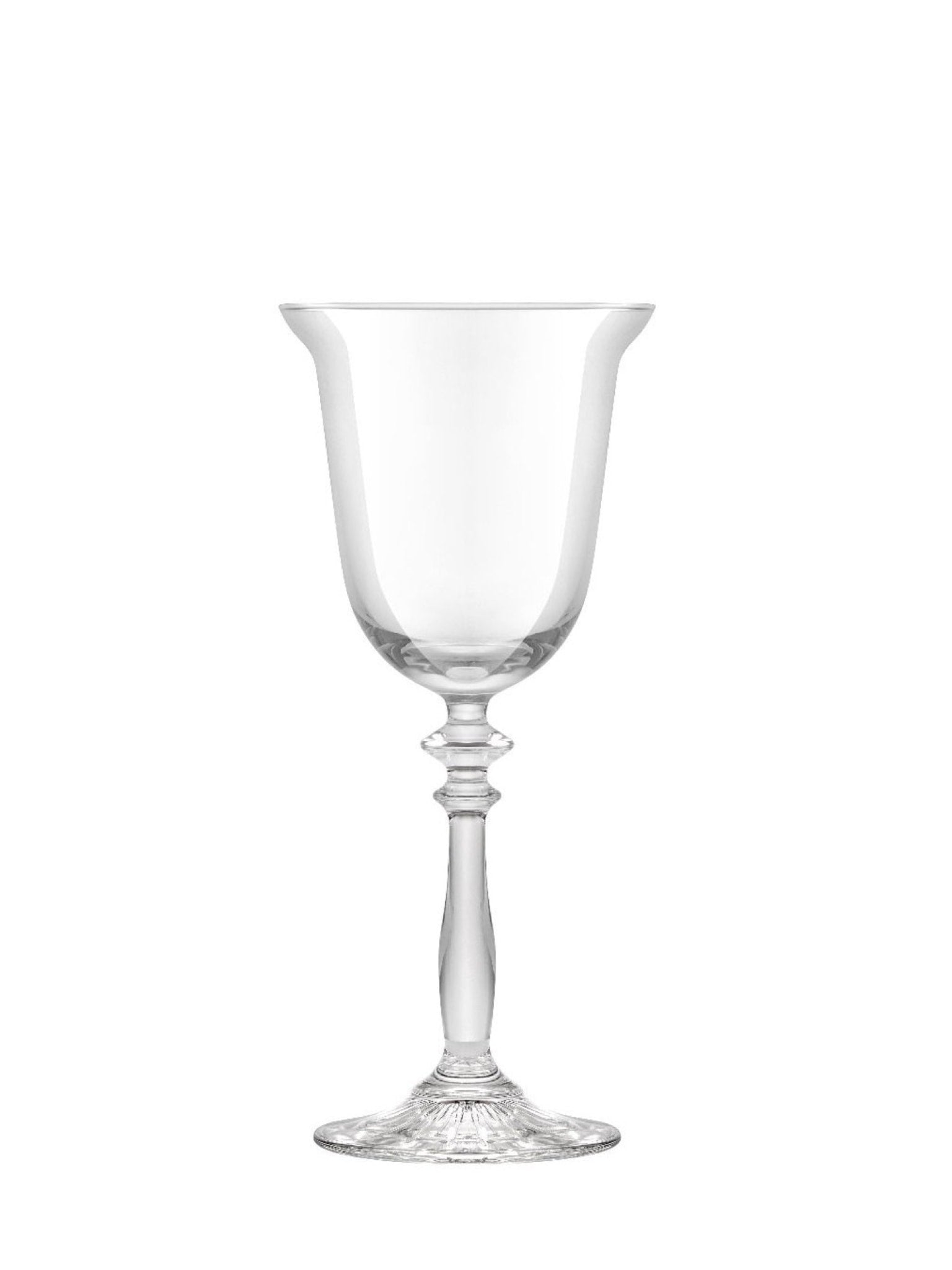 Smukt 1924 vinglas til servering af elegante vine eller cocktails.