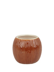 Tiki-mugge formet som en kokosnød med en kapacitet på 500 ml - perfekt til tropiske drinks.