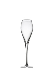 Elegant sæt med seks champagneglas fra Monte Carlo-serien