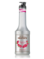 Tilføj en intens smag af friske hindbær til dine drinks med Monin Hindbær Pure