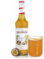 Monin passionsfrugt sirup til din sommer cocktail og mocktail.   Monin Passionsfrucht Sirup
