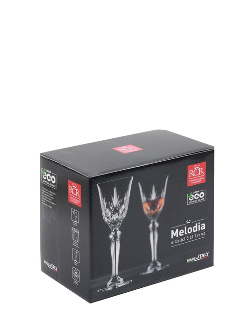 RCR Melodia Likør glas 5 cl 6 stk.