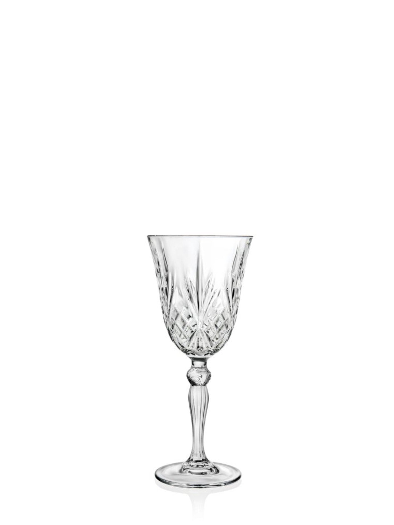 RCR Melodia Hvidvinglas - et elegant valg til din foretrukne hvidvin, med stilfuldt design og holdbart krystal.