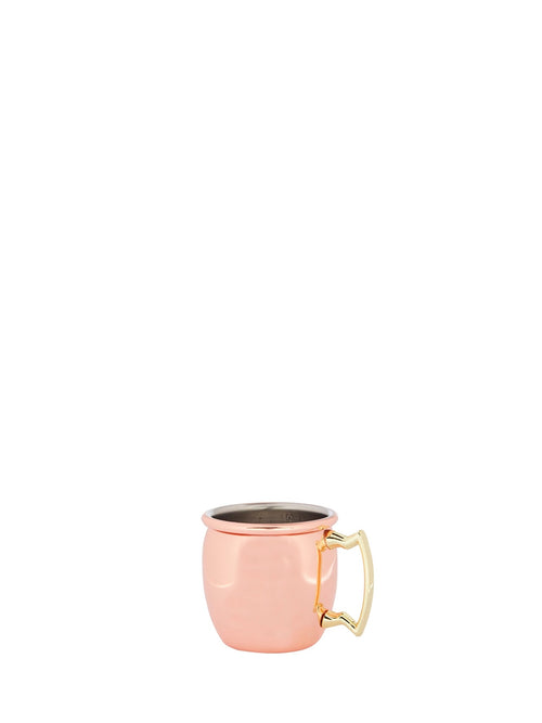 Moscow mule mug  copper curved jigger