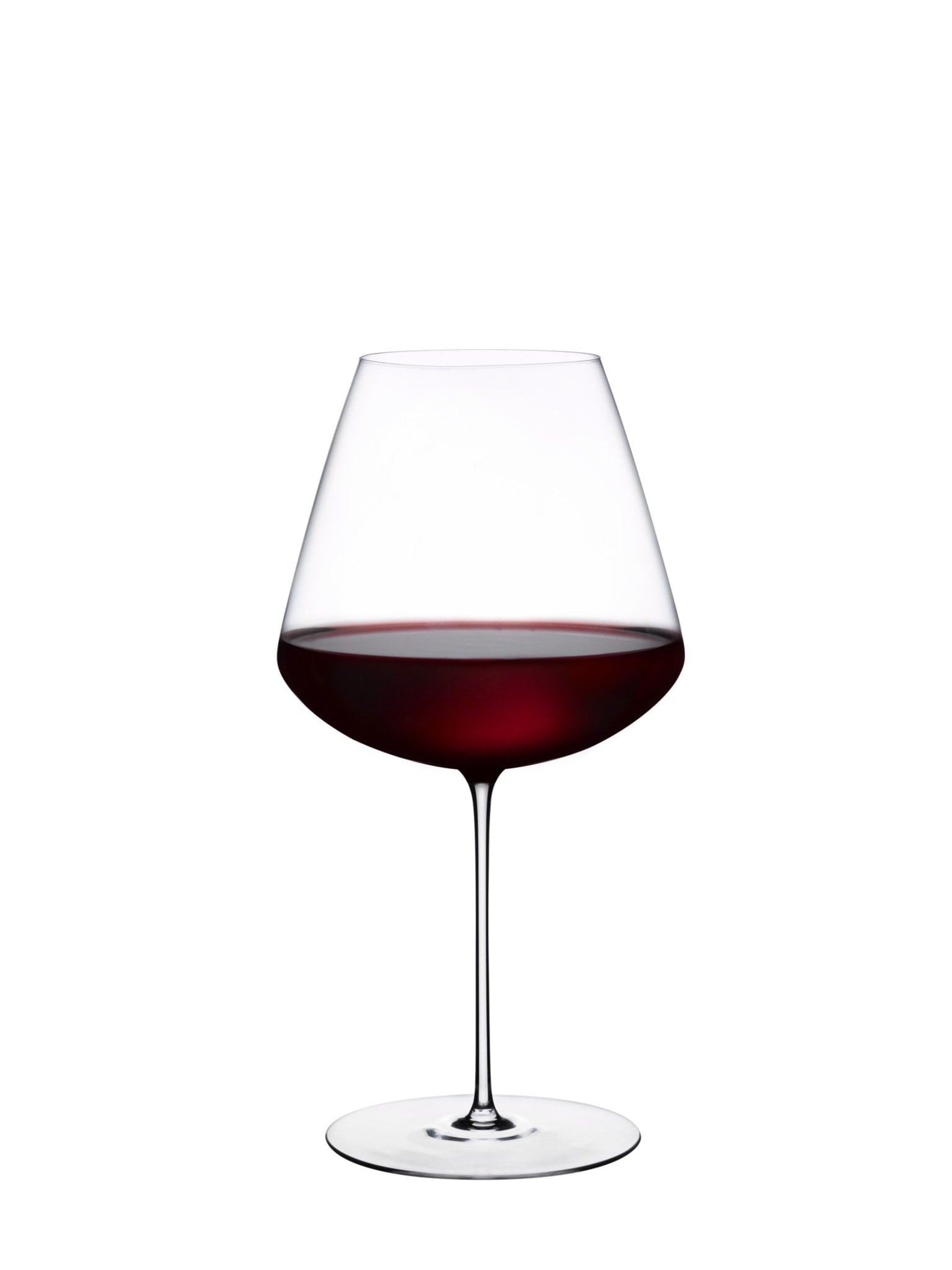 Skab en luksuriøs atmosfære med dette elegante Stem Zero rødvin glas