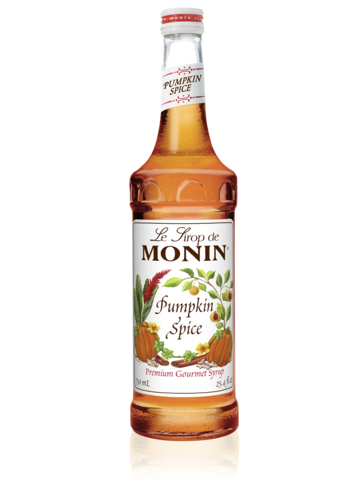 Monin Pumpkin Spice Sirup - tilføj en lækker efterårssmag til dine drinks med denne velsmagende og aromatiske pumpkin spice sirup fra Monin